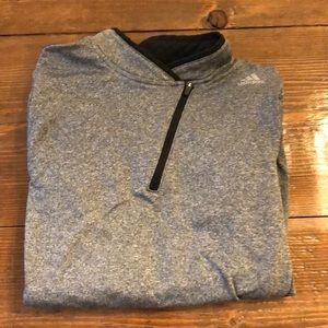 adidas 1/4 zip workout top